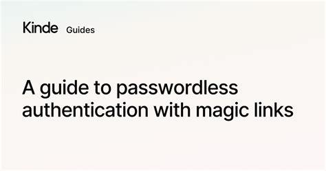 Magic Links: A User-Friendly Solution for Tokenless Authentication